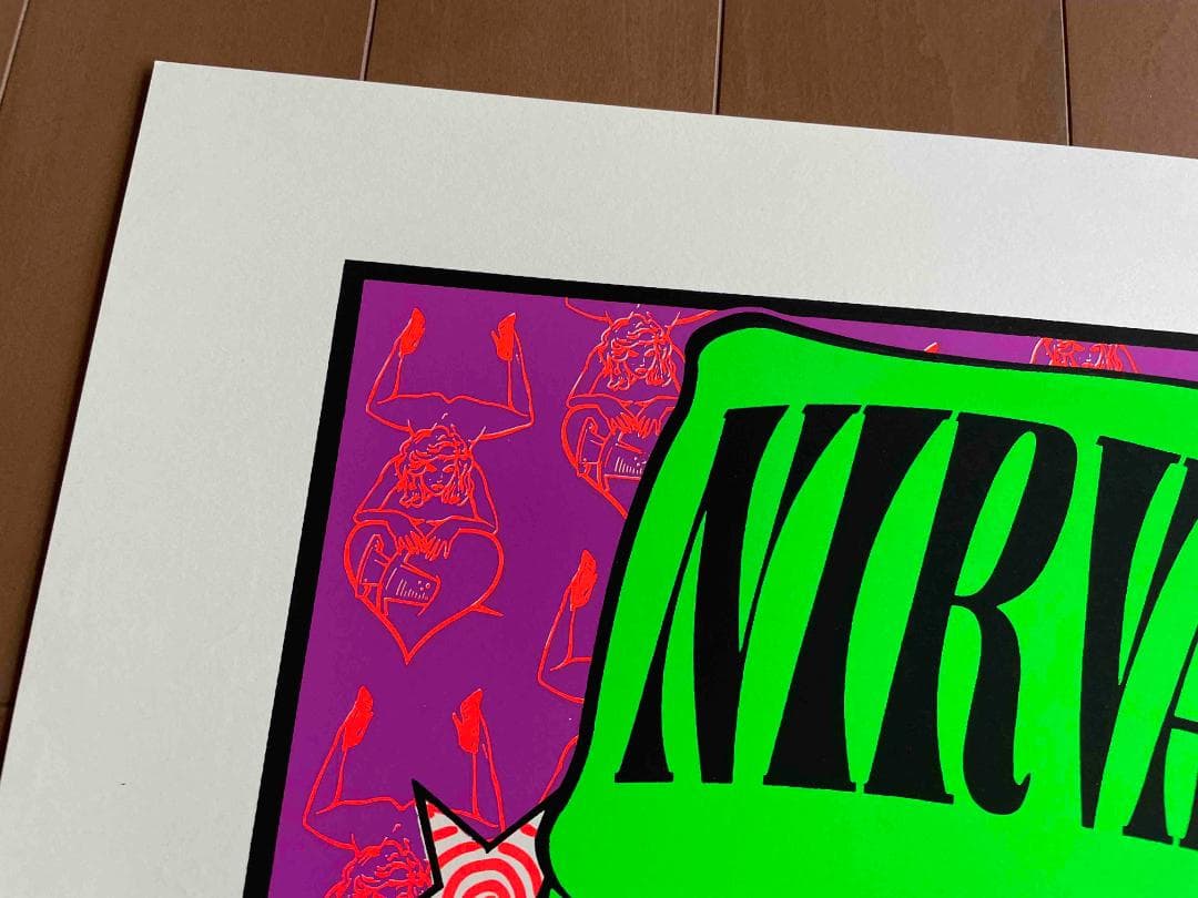NIRVANA　Lee Bolton　版画 ポスター kozik