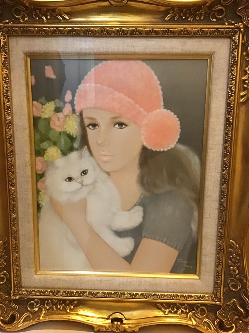 東郷たまみ　絵画　F8号