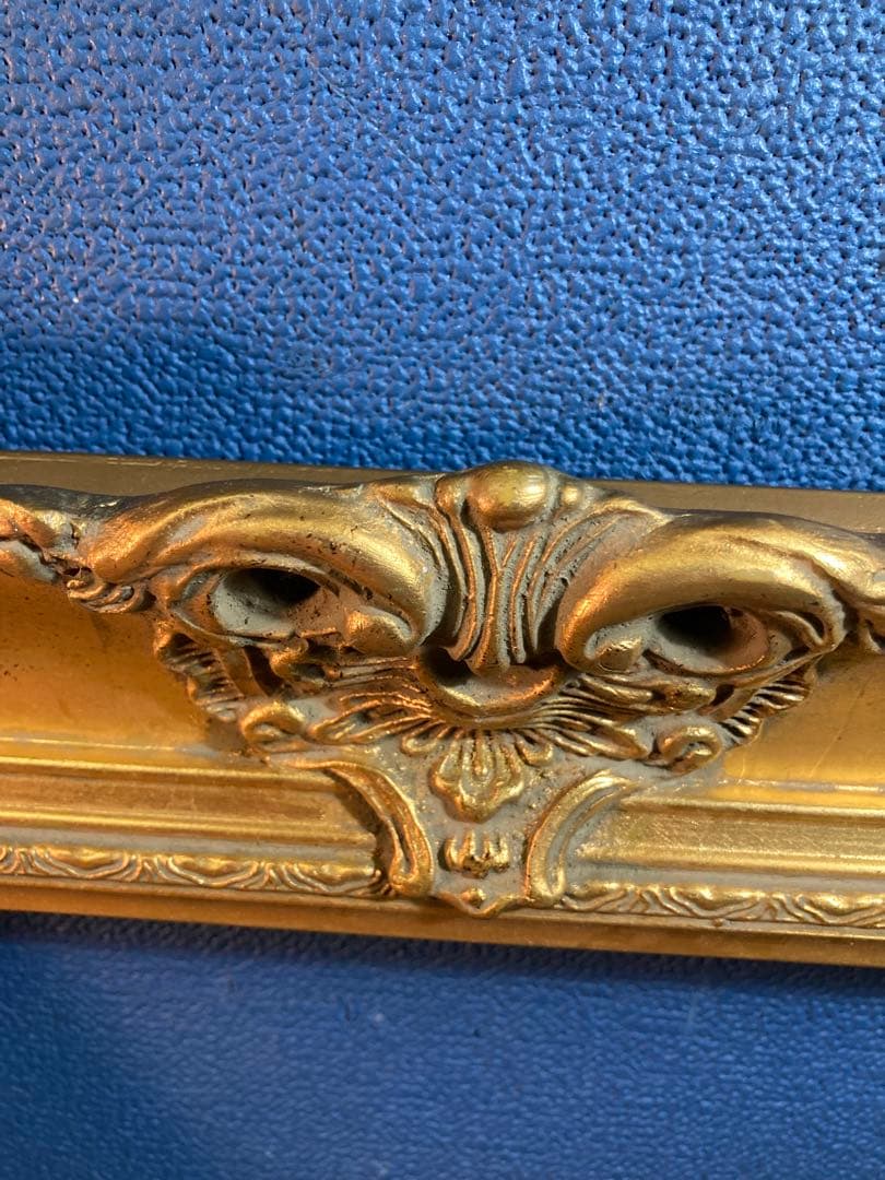 H 額縁　アンティーク調　ヴィンテージ　ゴールド　金色　アート　油絵