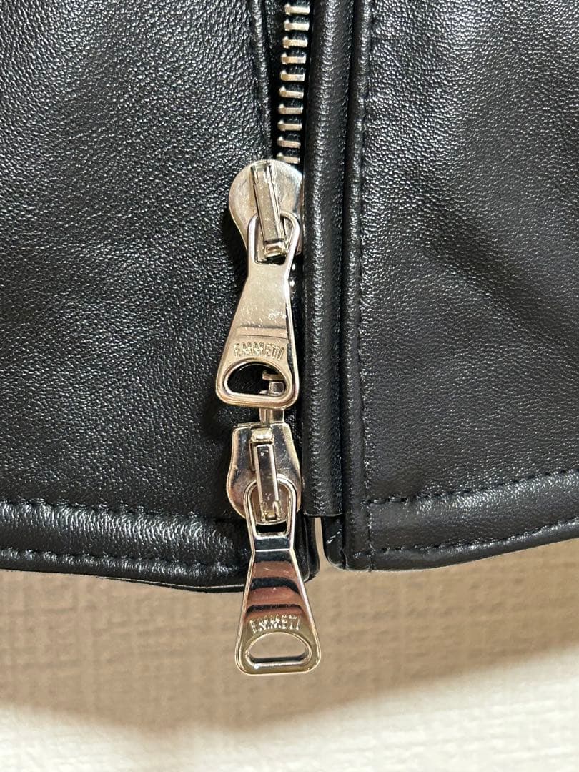 EMMETI エンメティ ラムレザーシングルライダース ITALY