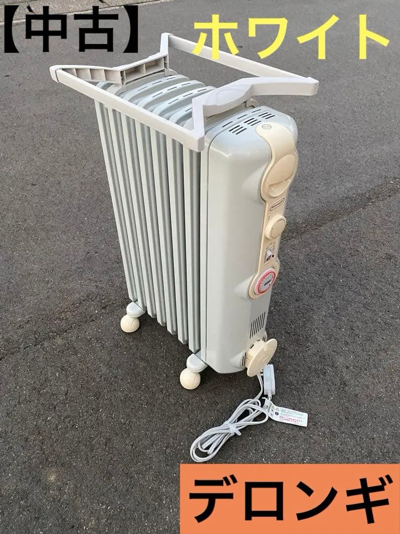 G680 DeLonghi デロンギ オイルヒーター JR0812BR ホワイト