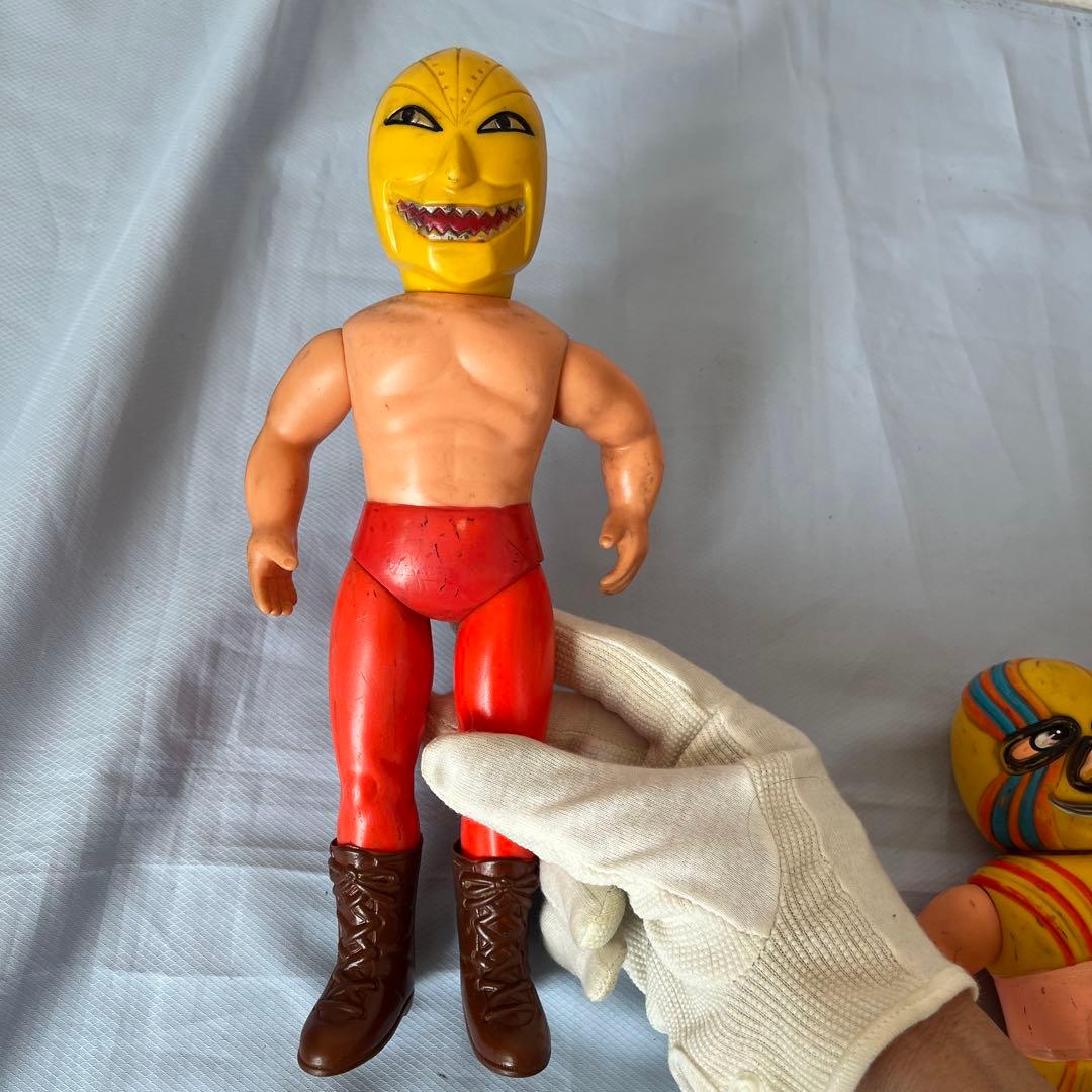 タイガーマスク　悪役5体セット　中嶋製作所　当時モノ