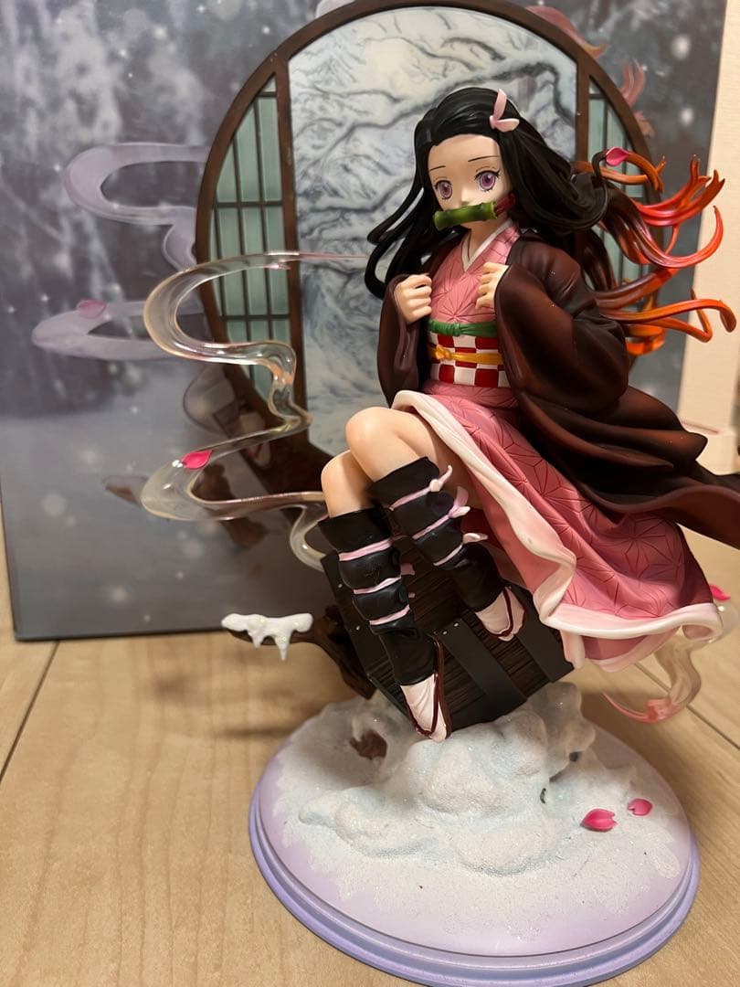 鬼滅の刃 竈門禰豆子 フィギュア ガレージキット UP ART［ジャンク品］