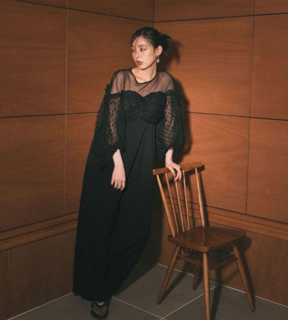 【ぽ】flocky dot dress