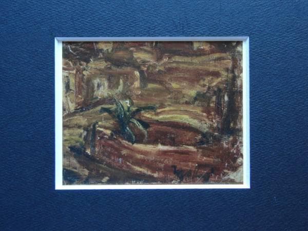 鳥海青児、アルジェ風景、希少画集画、新品高級額装付