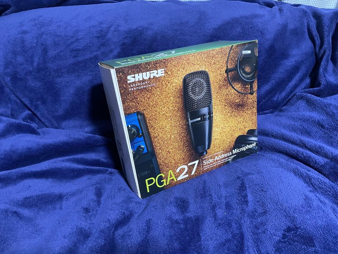 SHURE ラージダイアフラム DCバイアス型コンデンサーマイク PGA27