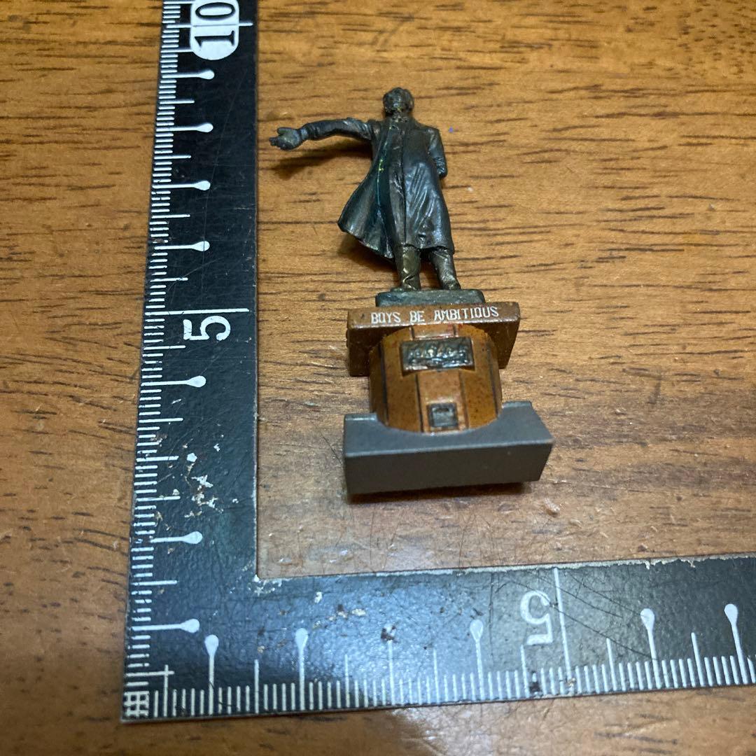 クラーク博士銅像ミニチュアフィギュア￼少年よ。大志を抱けボーイズビーアンビシャス