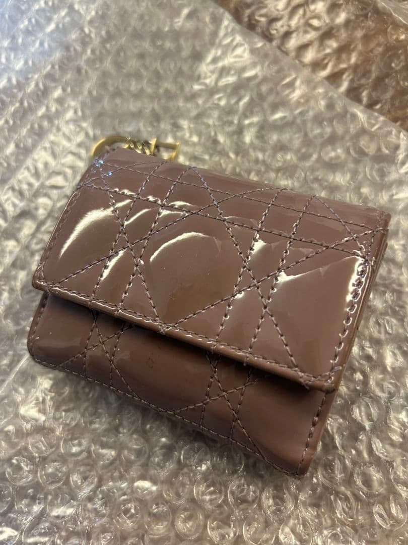 レディディオール カナージュ ロータスウォレット 三つ折り財布