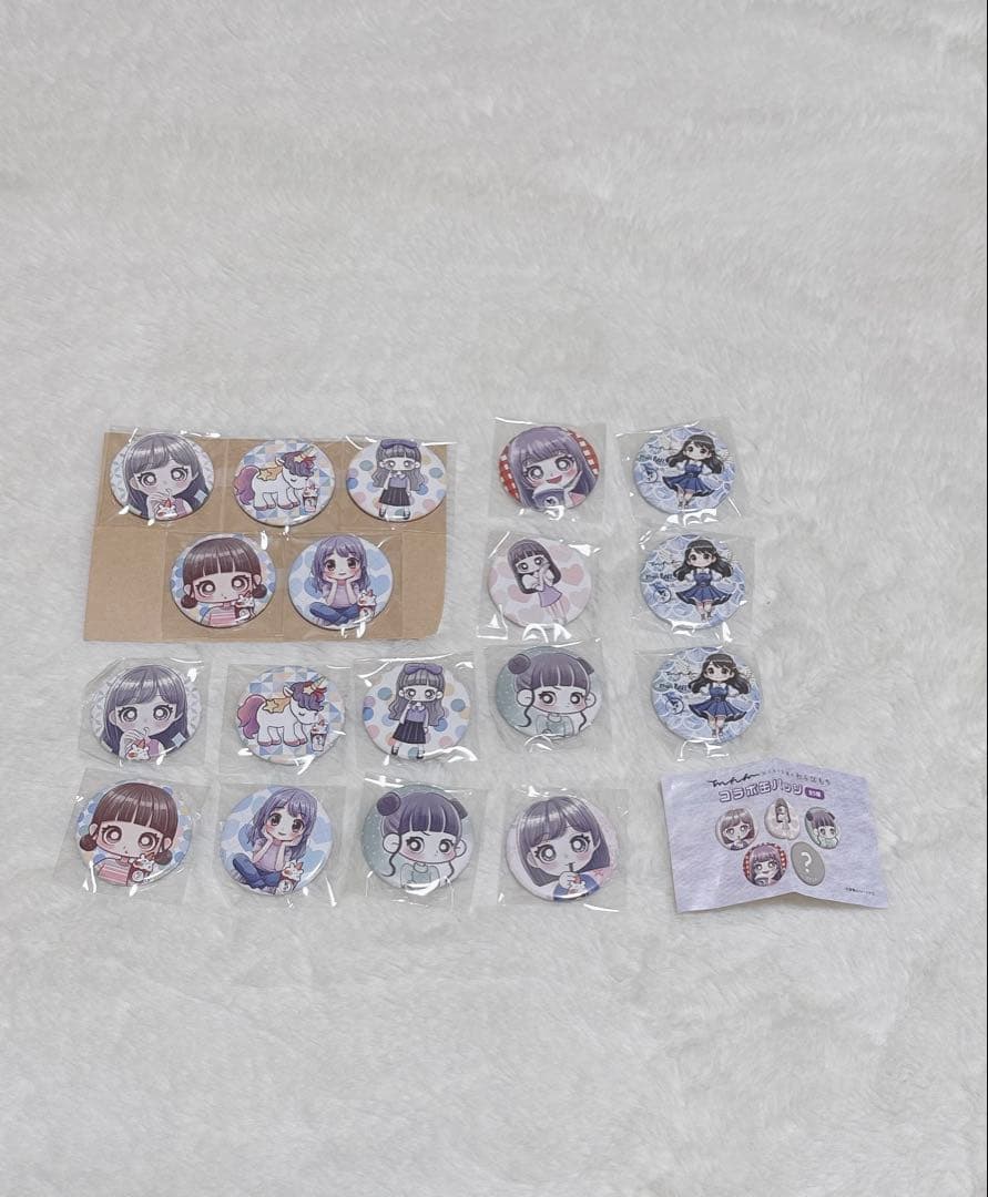 MINAMIわらび餅 コラボ缶バッチ まとめ売り