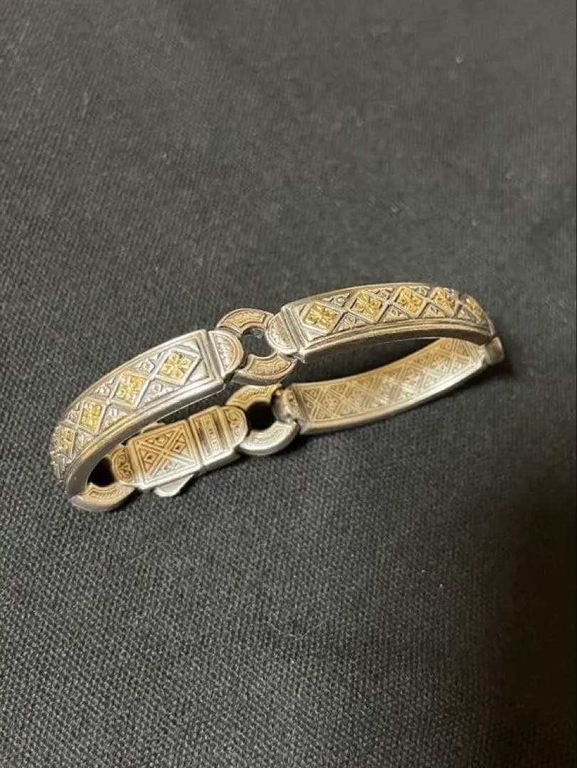 コンスタンティーノ konstantino シルバー18kゴールドブレスレット