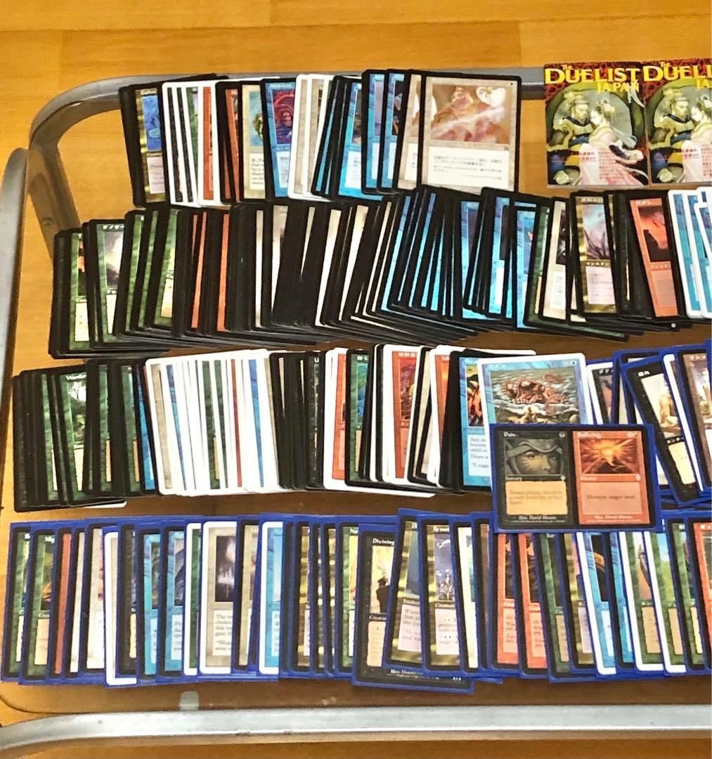 MTG マジックザギャザリング ４４６枚＋スリーブ１００枚＋説明書類６点セット