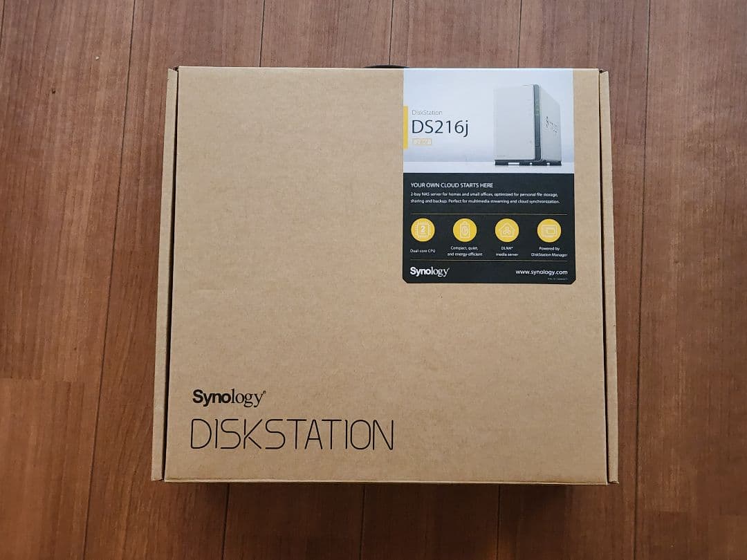 Synology DS216j NAS 本体