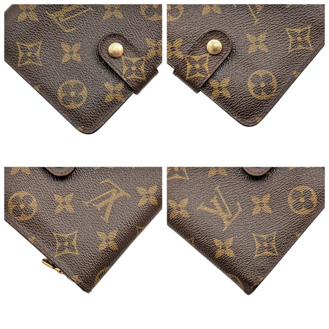 美品 ルイヴィトン モノグラム コンパクトジップ 折り財布 935