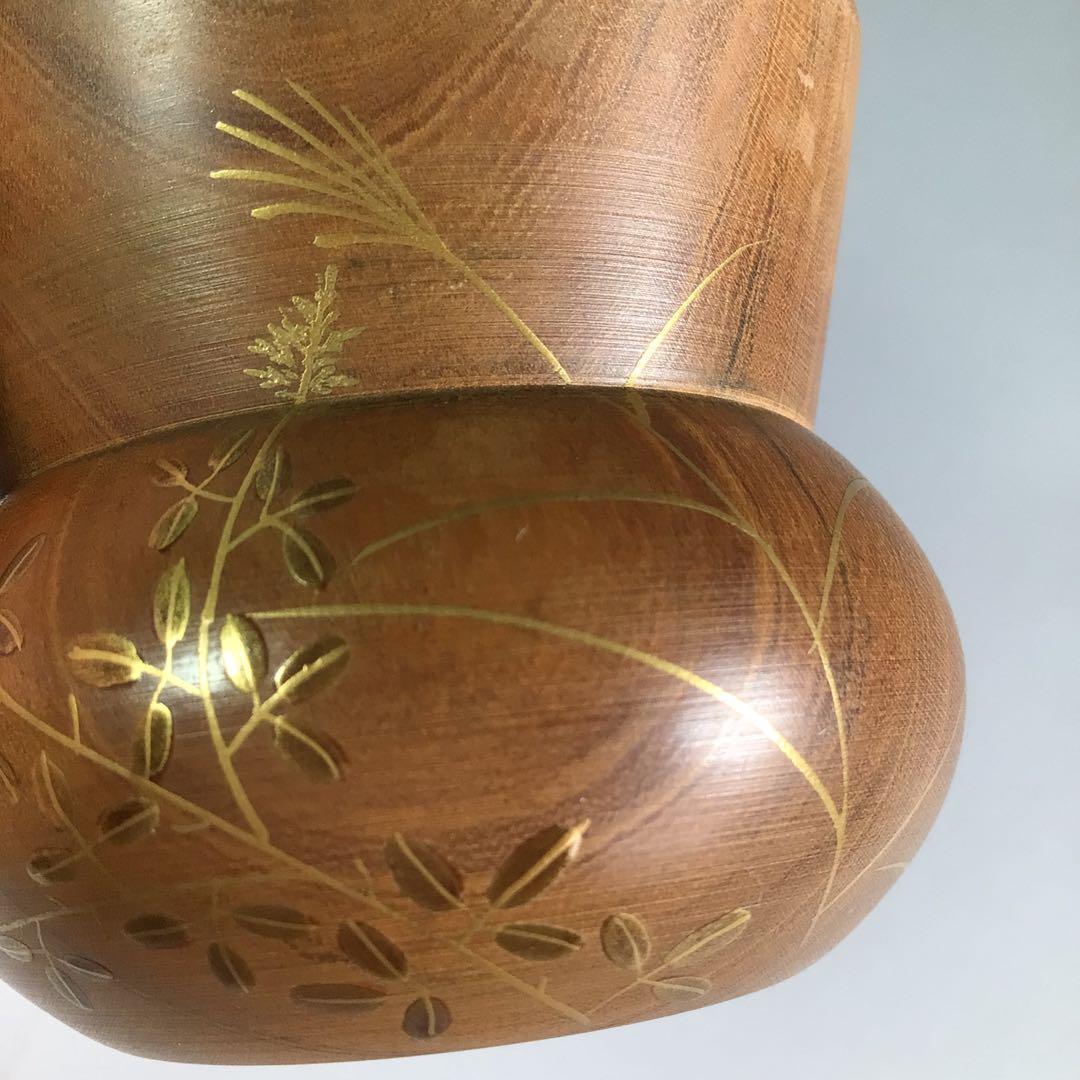 Ｒ３９０　棗　『木製』『秀穂作』『秋草蒔絵』『鮟鱇棗』　共箱　茶道具