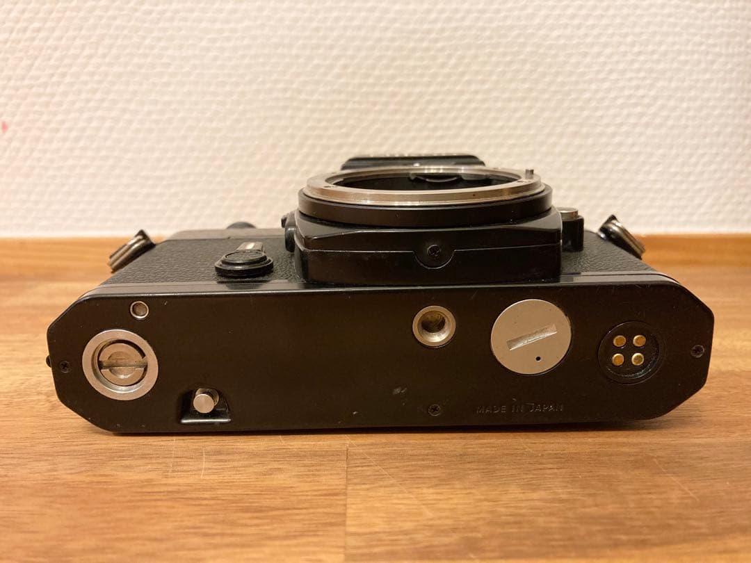 【精度確認済・モルト交換済】ニコン Nikon FE ブラック 黒 ボディ