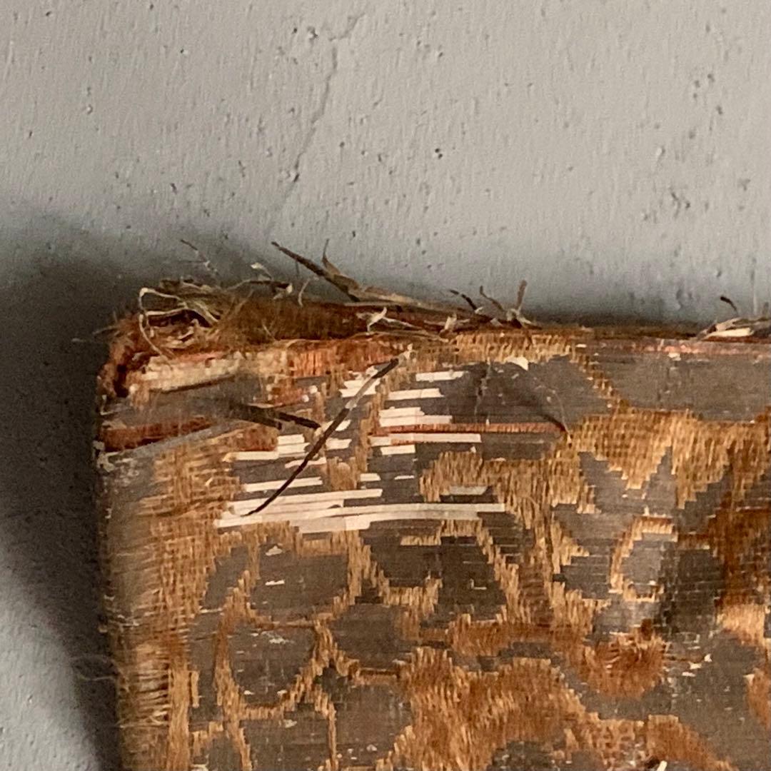 龍丸文 銀襴 古裂 肩衣 古美術 金襴 古道具 アンティーク