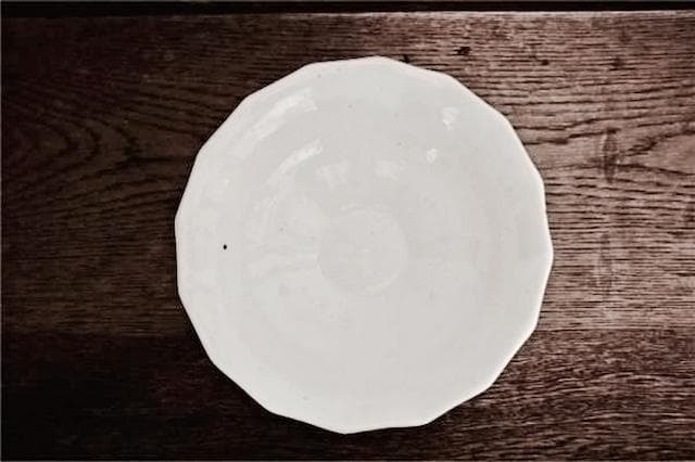 1900s フランス 25cm 白の堆積と大きなコンポティエ アンティーク