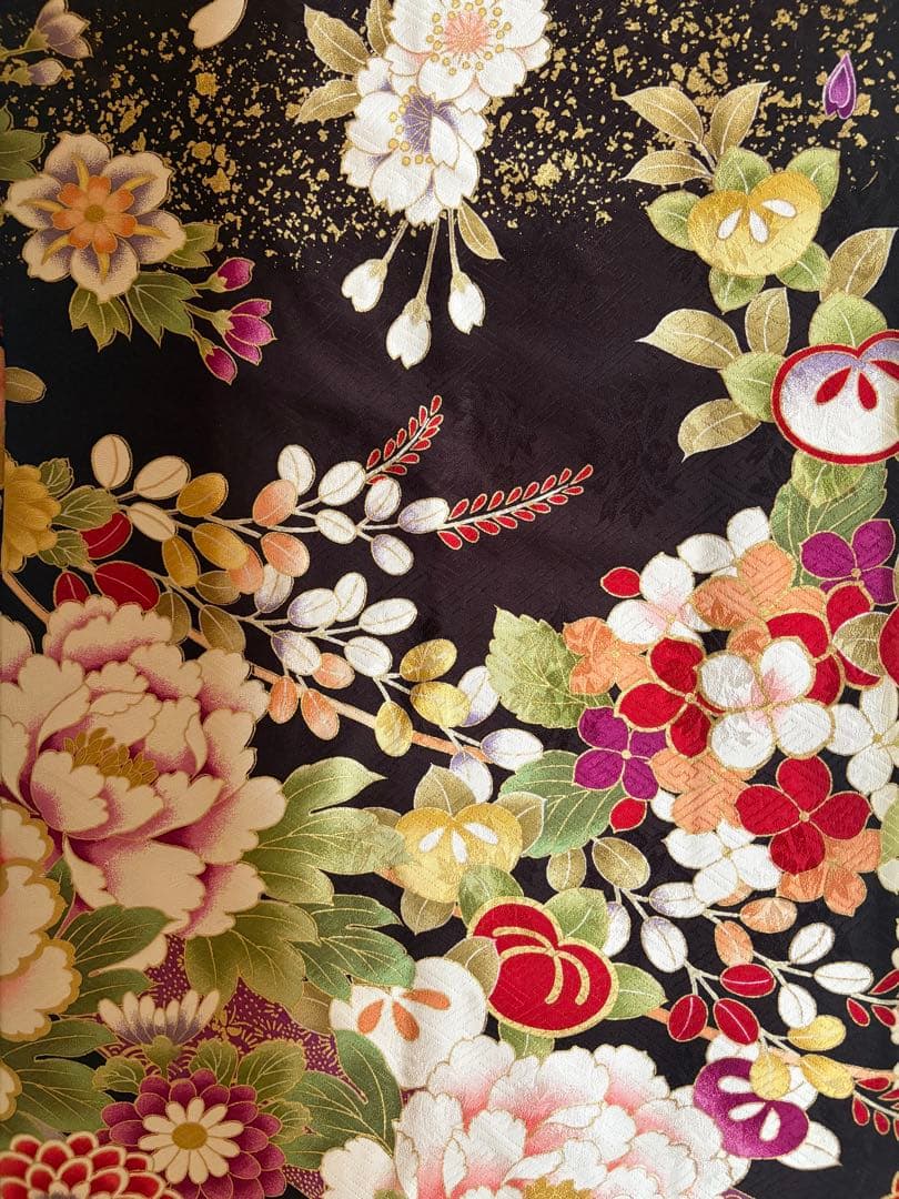 振袖フルセット(鞄、草履、髪飾り付き)