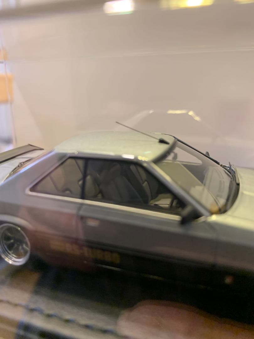 紅あづまIG 1/43 スカイライン　RSターボ　R30 シルバー