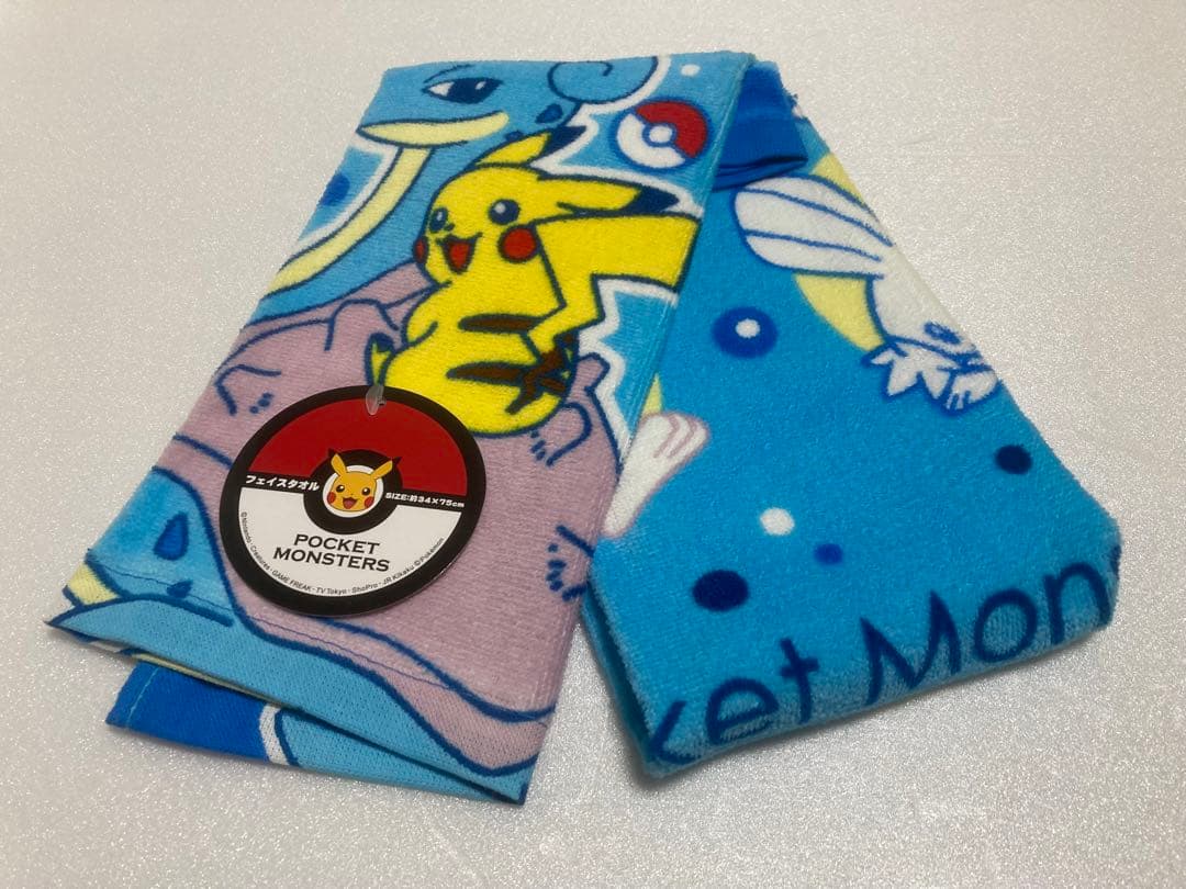 ポケモン キャラクター フェイスタオル❣️【新品未使用・匿名配送】