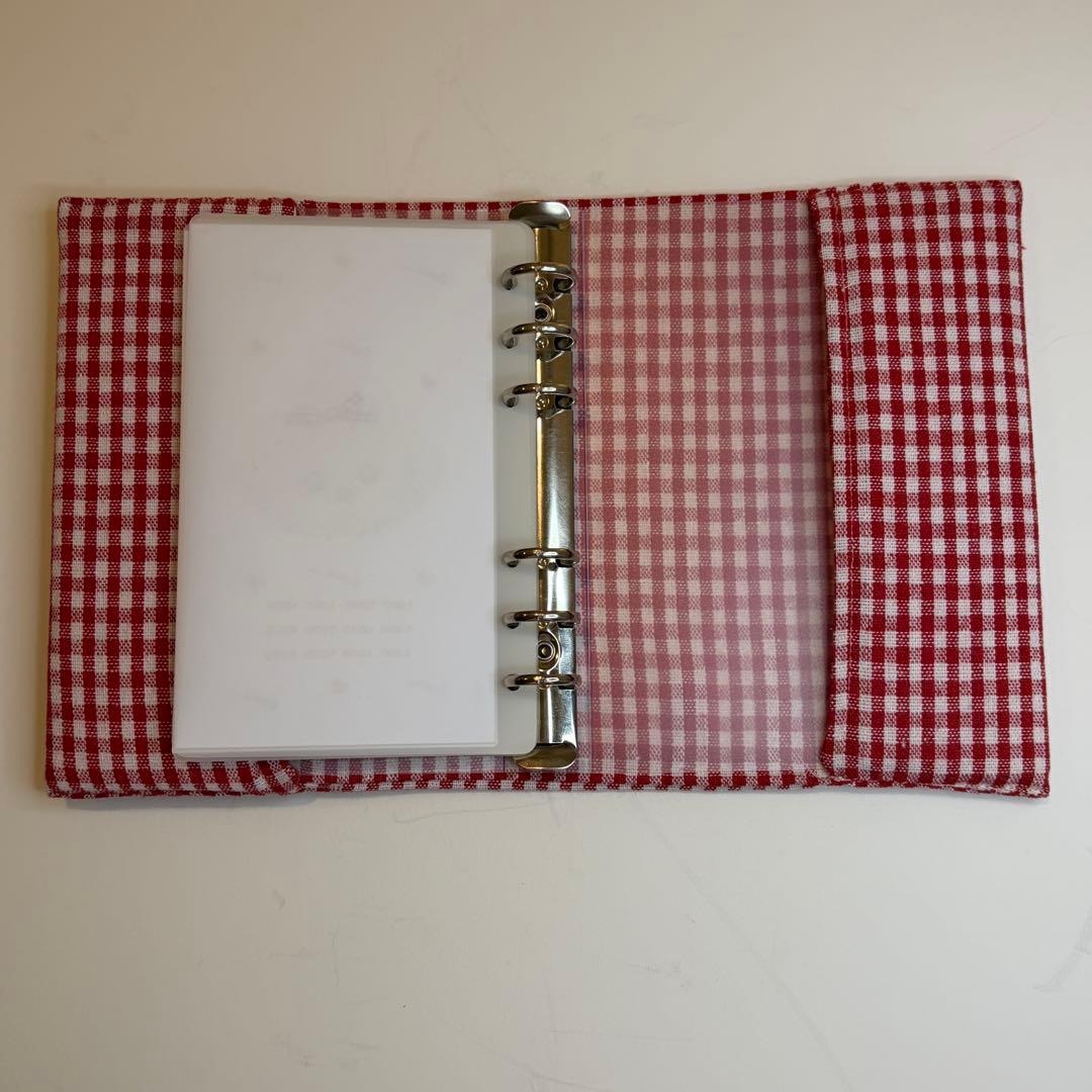 ふわふわわんちゃん　バインダーカバー　リフィルセット　A6 韓国　貯金