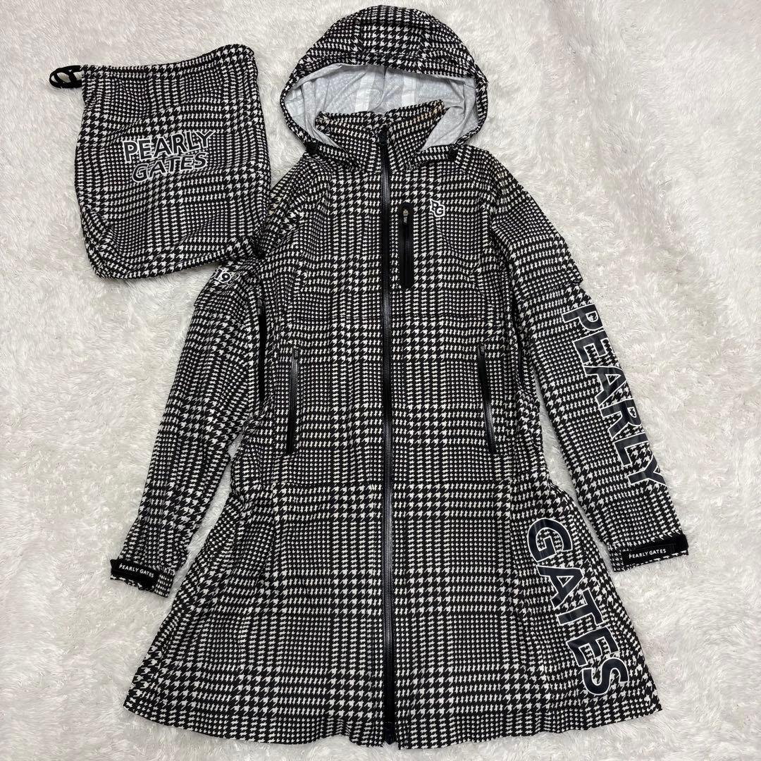PEARLY GATES レディース レインウェア　千鳥　サイズ0