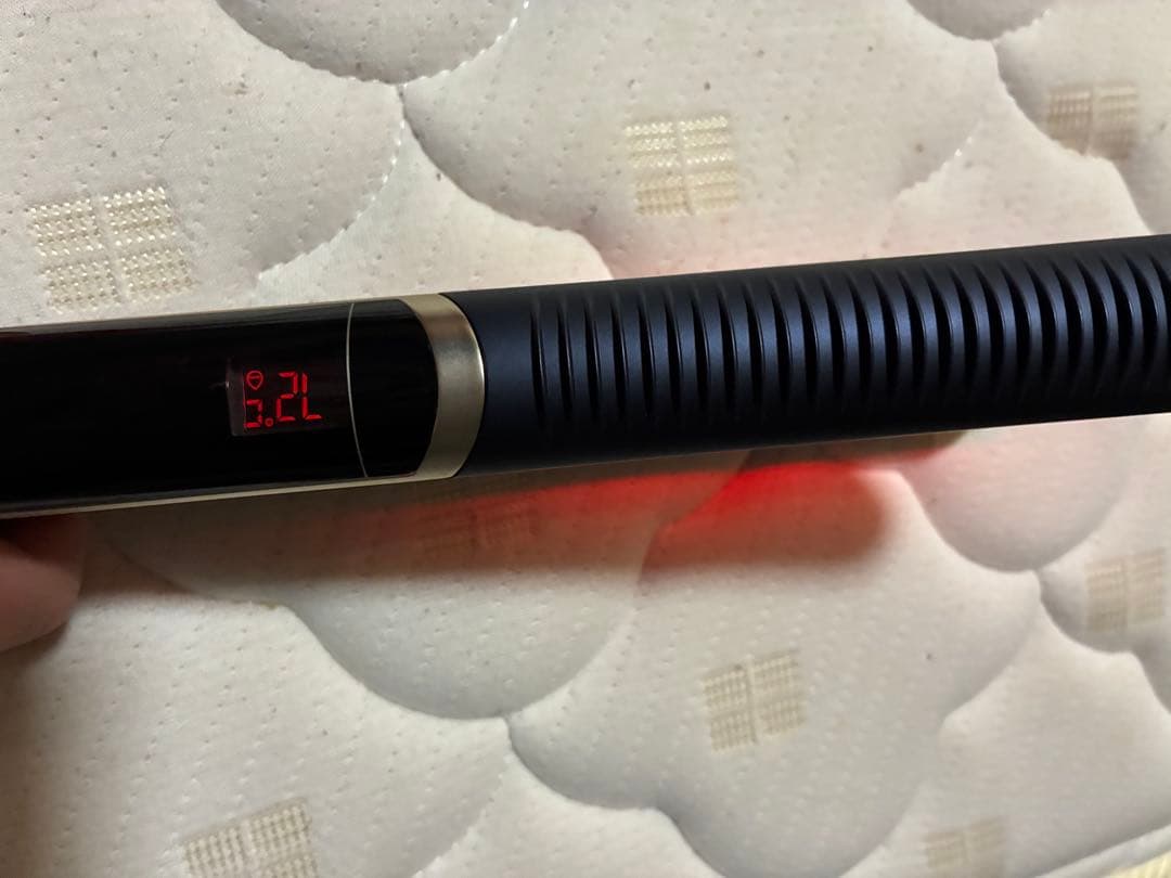 ヤーマン スムースアイロンフォトイオン 耐熱ポーチ付き へアアイロン ネイビー