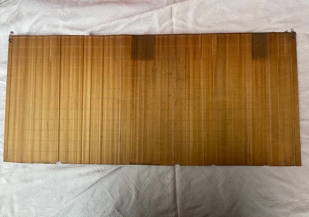 昭和初期　竹製 すだれ絵 壁掛け 和風風景 アンティーク 昭和レトロ　当時物