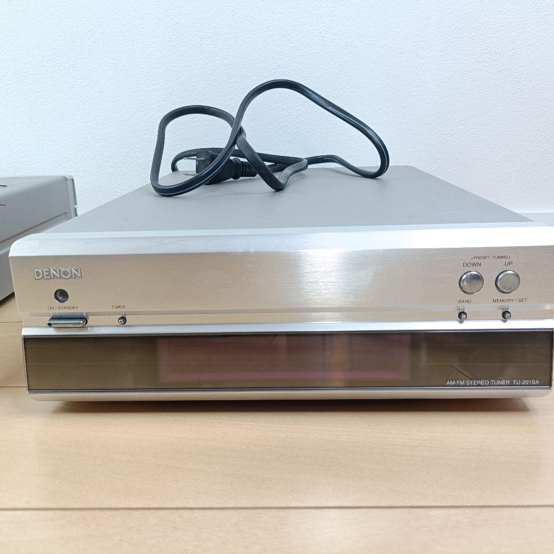 DENON PRESTA201SAシリーズ システムコンポ通電確認アンプCDMD