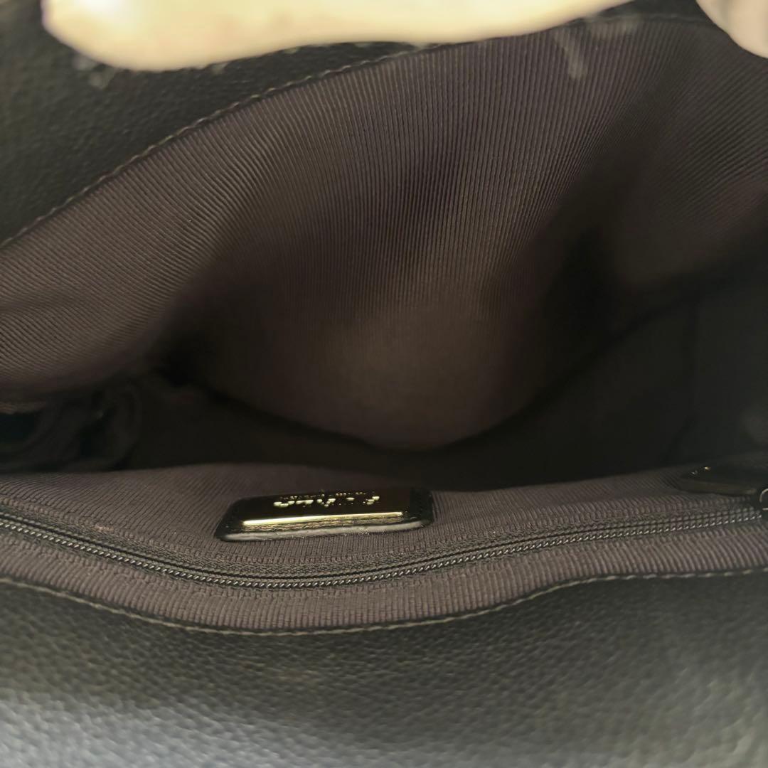 ✨️美品 FURLA フルラ PIN レザー ハンドバッグ 2WAY ブラック