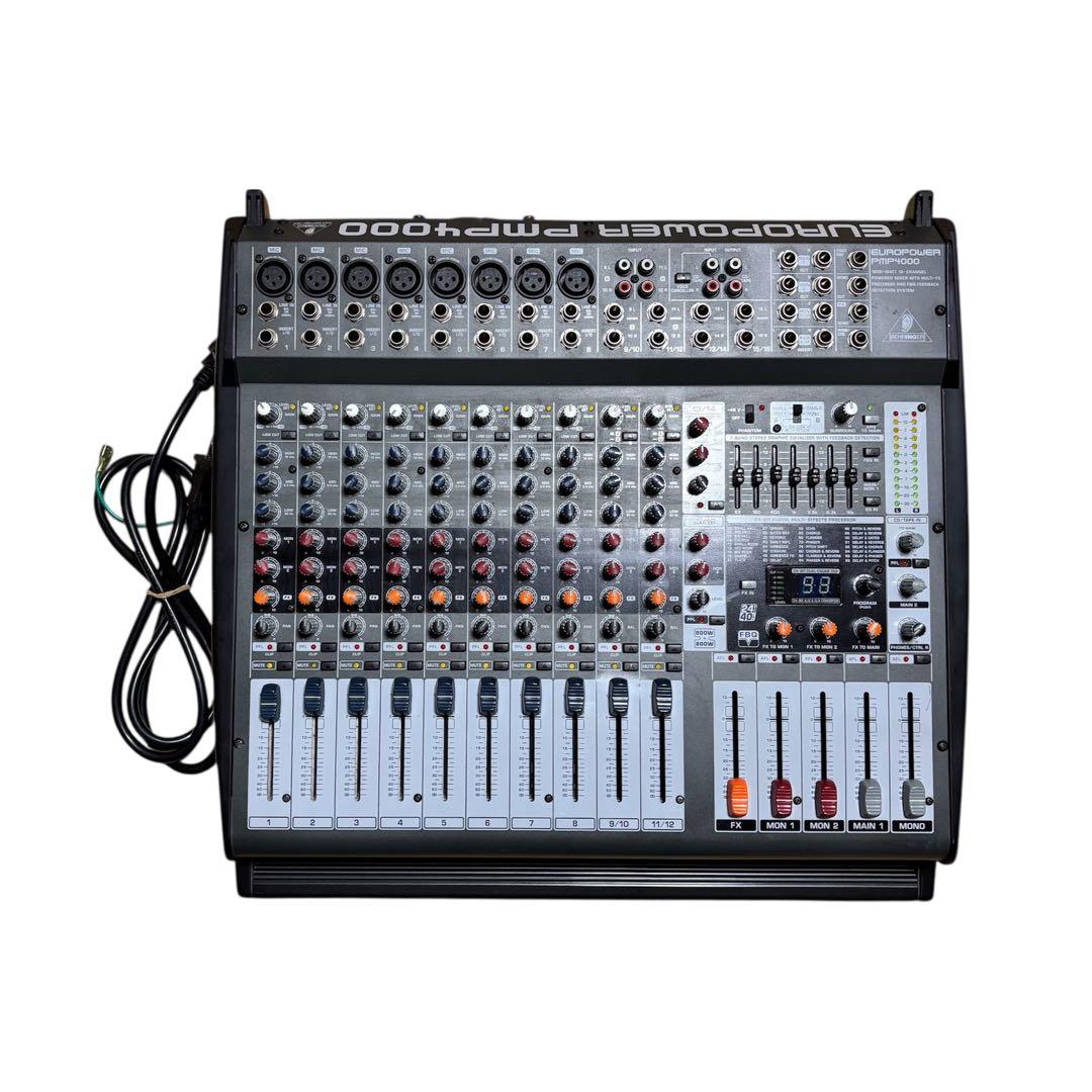 【美品】Behringer EUROPOWER PMP4000 パワードミキサー