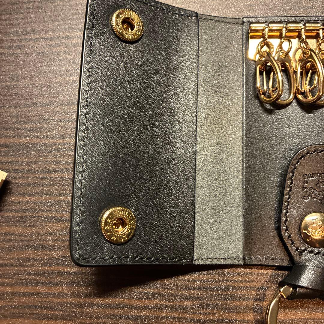 IL BISONTE イルビゾンテ６連ブラックキーケース