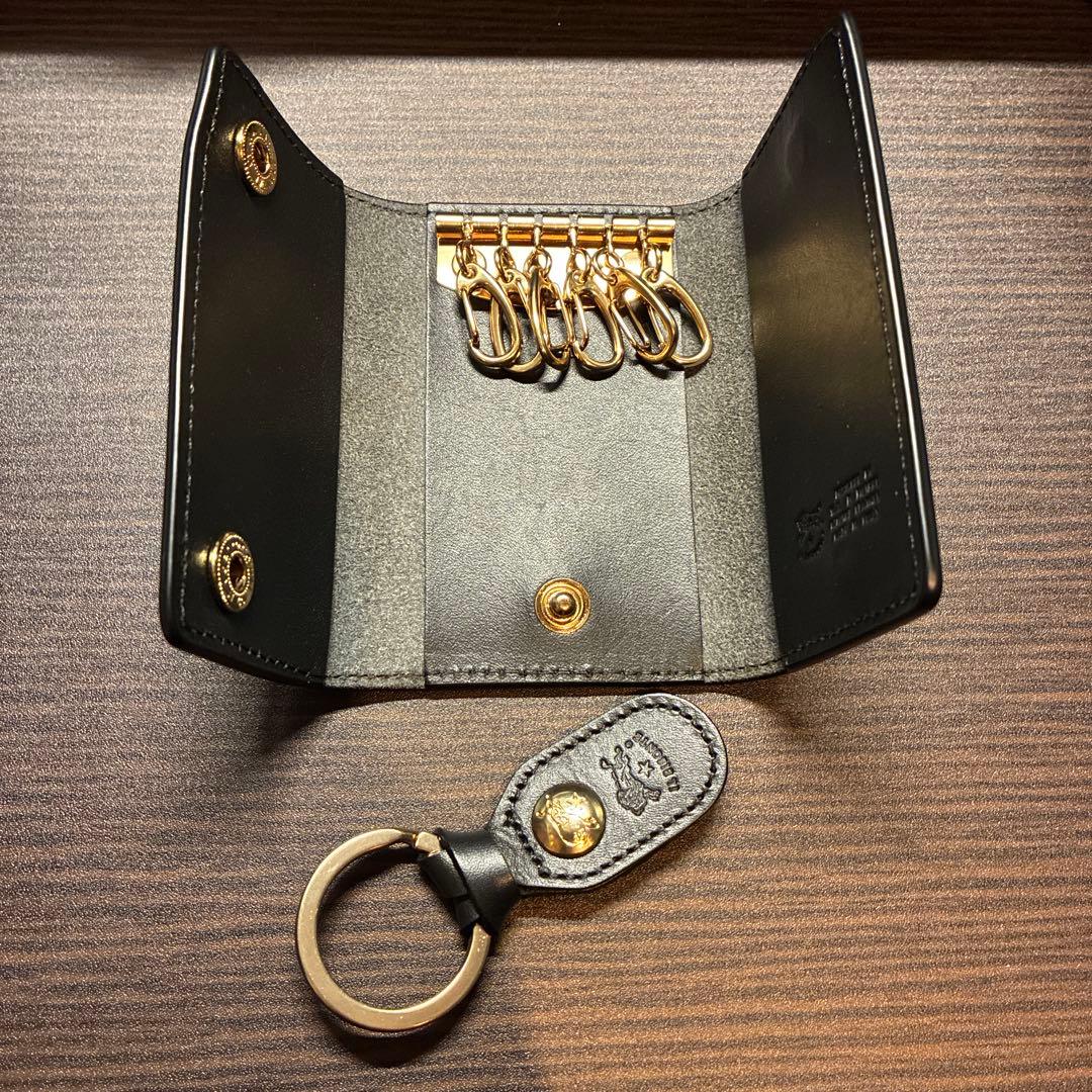 IL BISONTE イルビゾンテ６連ブラックキーケース