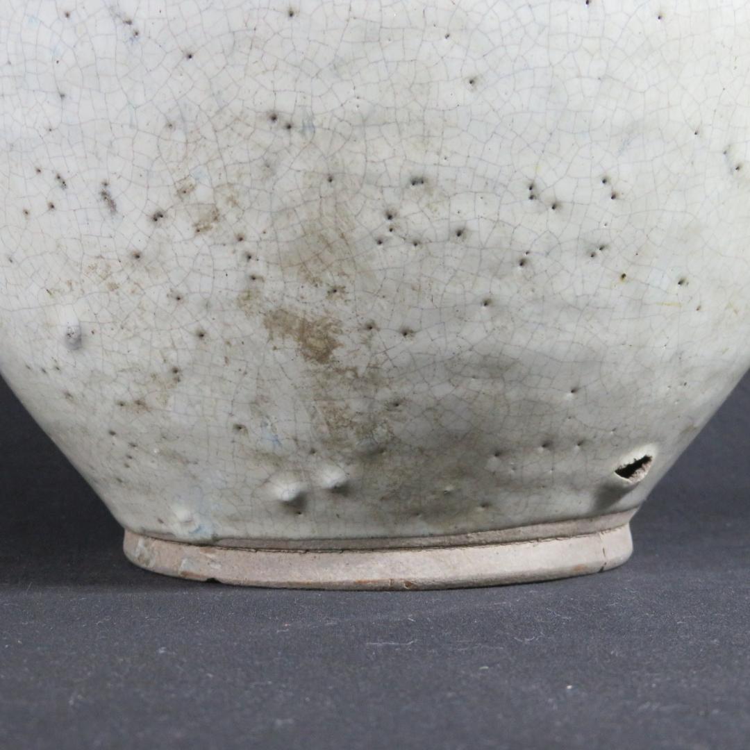 壺 笠間 民藝 高さ37センチ 窯傷 一輪挿し 飾り壺 イポ