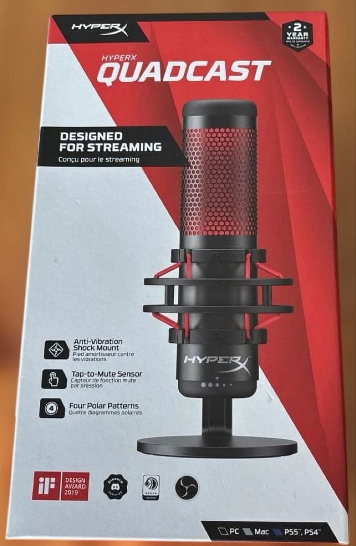 配信機器・PA機器・レコーディング機器 HyperX QuadCast