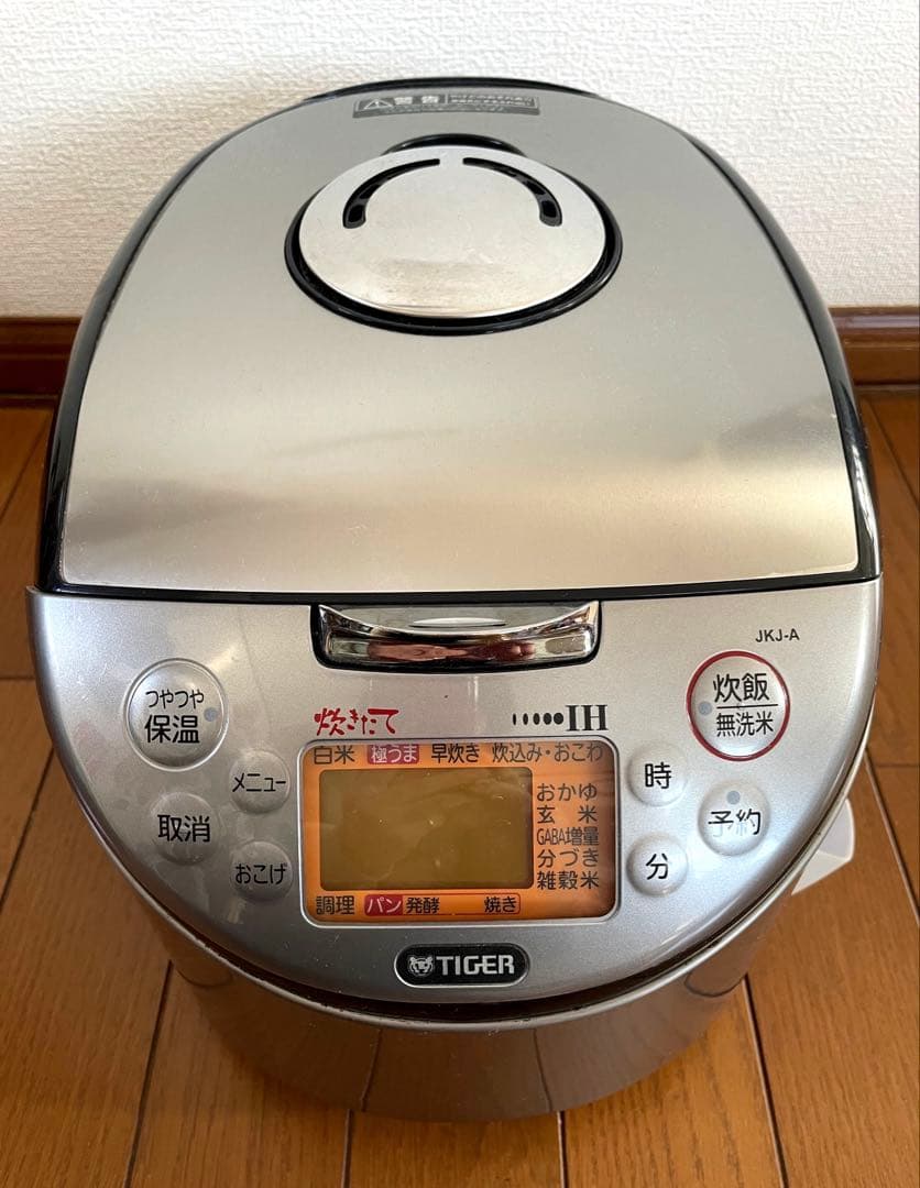 TIGER 炊飯器 JK-A シルバー 一升だき