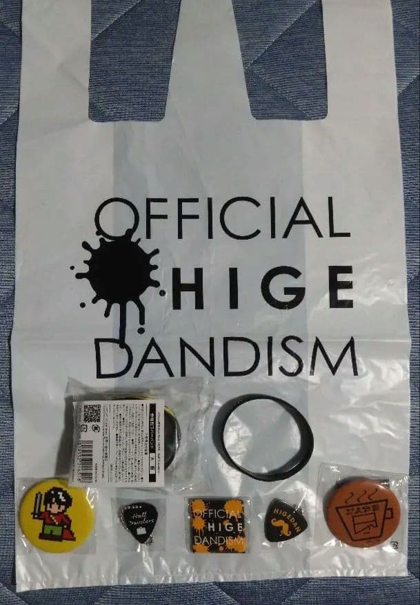 Official髭男dism　ピック　ラバーバンド　缶バッジ　 袋 レア 髭男