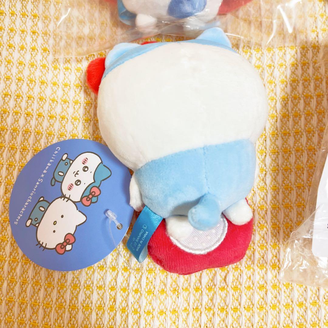 ちいかわ　サンリオ　プチミニフードマスコット　ハチワレ　ポチャッコ　マイメロ