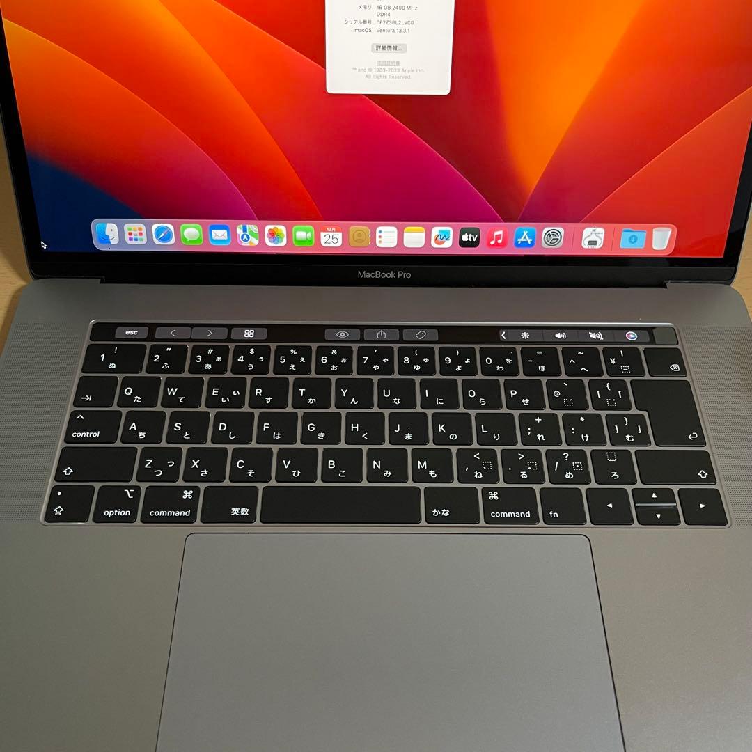 MacBook Pro 16インチ 2019 i9-16GB-512