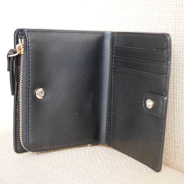 新品 使いやすい ケイトスペード 折り 財布 ブラック