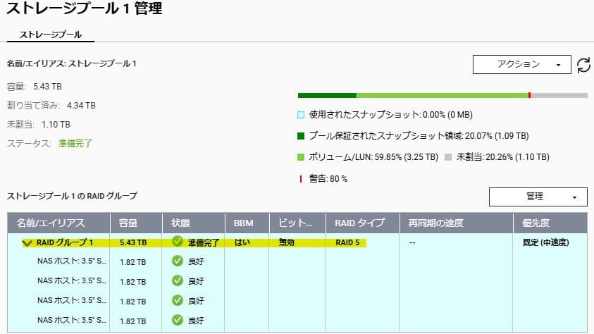 QNAP NAS INTEL 10GbE2 TS-473 4ベイ HDD 8TB