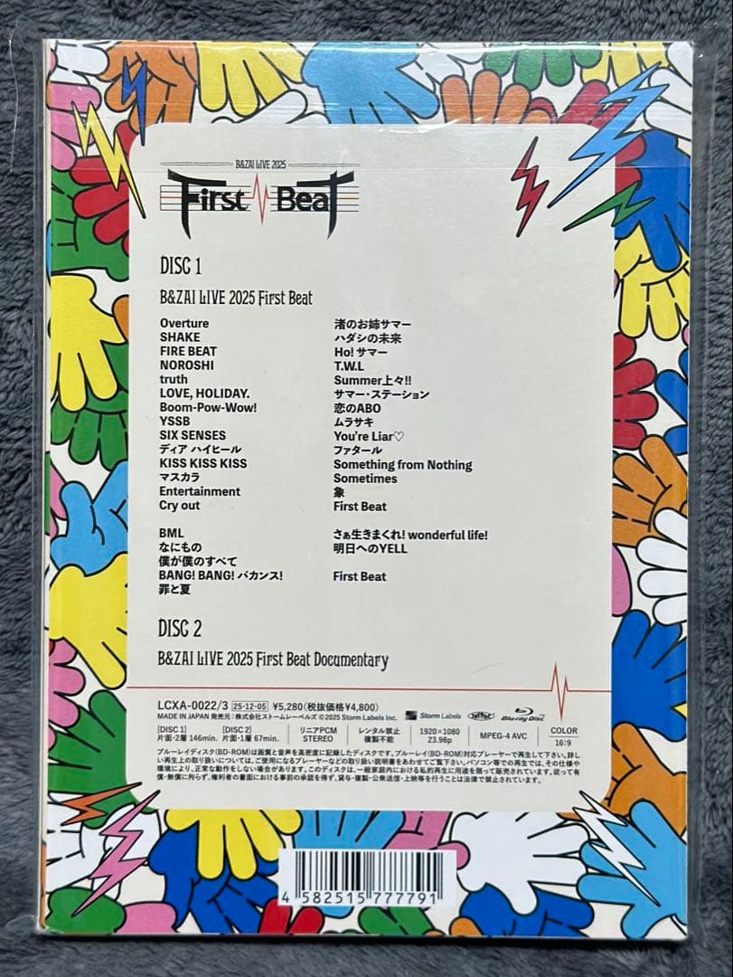 B&ZAI LIVE 2025 First Beat Blu-ray ぴあアリ