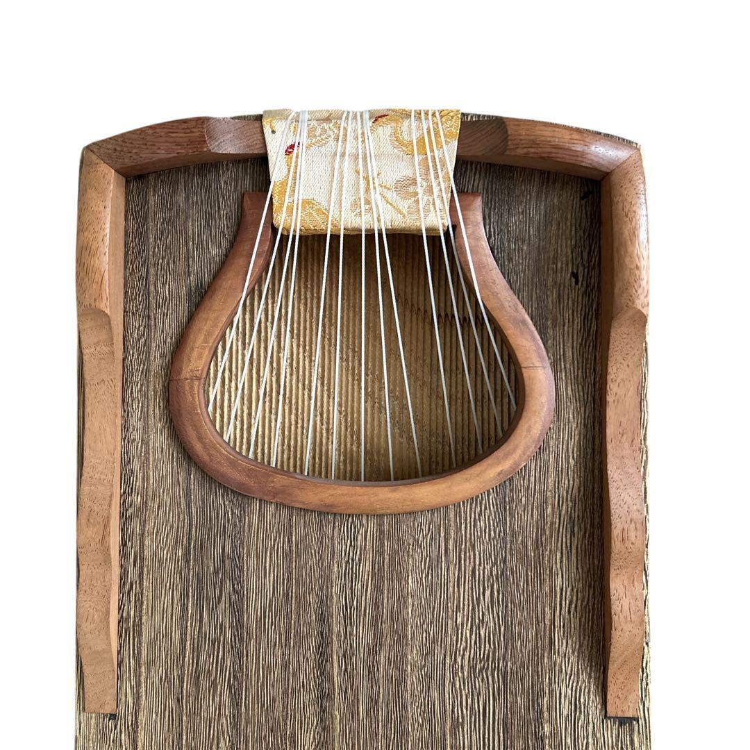 琴　13弦　琴柱　蒔絵有り すだれ彫　お琴　弦楽器　練習用