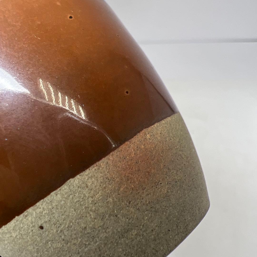 ☆茶3 十三代　高取八仙　茶入　共箱　高さ10.3cm 東K8-0125①