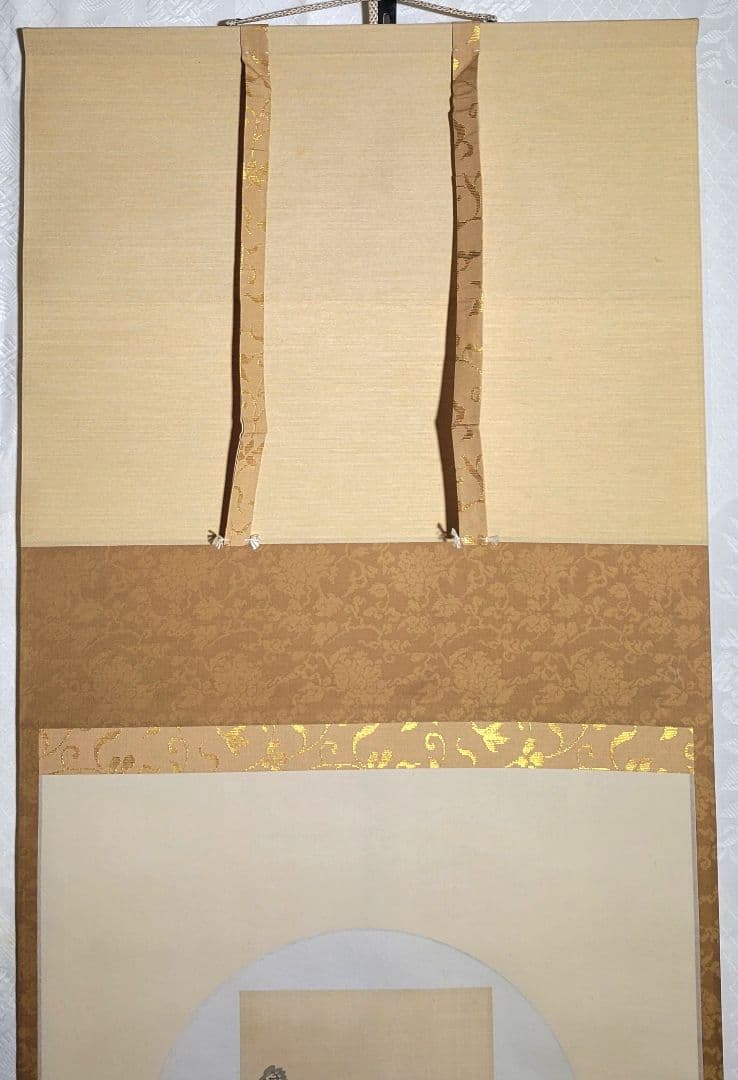 横山清暉　橋の図　掛け軸　箱無し　書画、骨董品、美術品