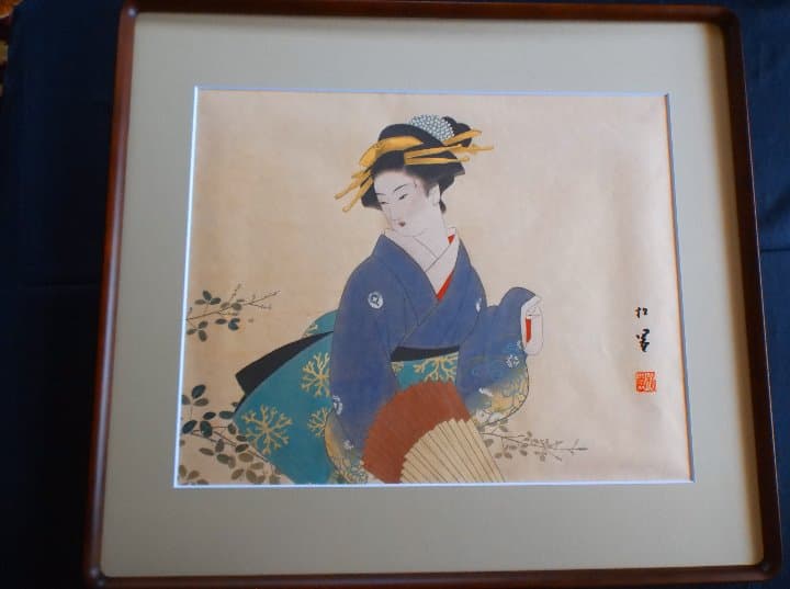 巨匠　上村　松園　美人画