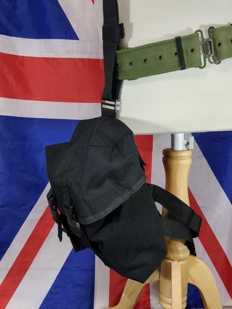 ガスマスク用タクティカルバッグ ブラック 新品