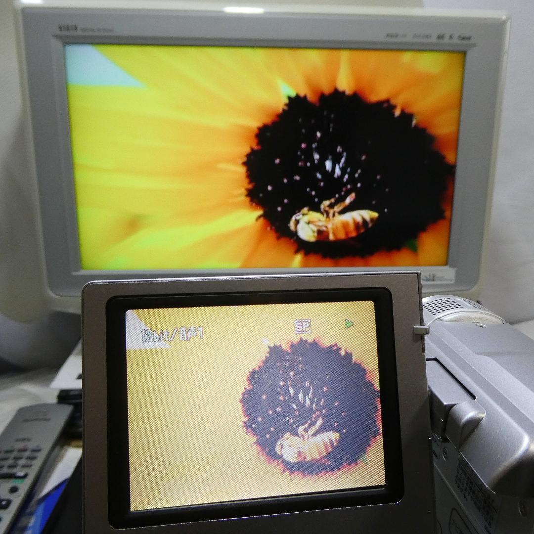 動作品ビクターGR-DX300K MiniDVビデオカメラ　DVDダビングに最適