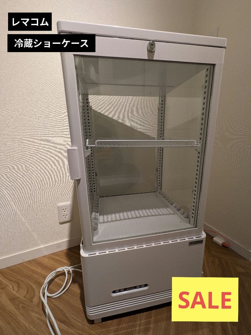 ちーず　美品　レマコム　4面ガラス冷蔵ショーケース