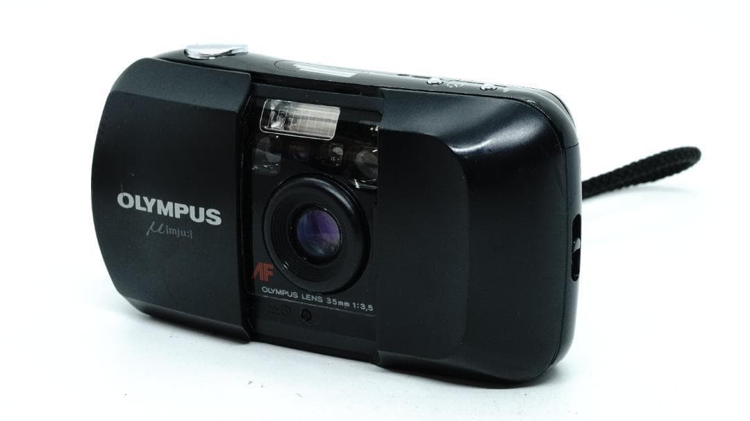 【T2350】 OLYMPUS μ ブラック ① オリンパス ミュー